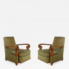 Jean Pascaud Attributed to Jean Pascaud Pair of Club Chairs - 1592266