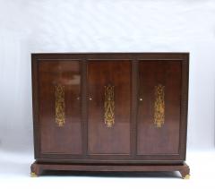 Jean Pascaud Fine French 1940s Cabinet Armoire by Jean Pascaud Marquetry by J D Malcles - 4515801