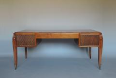 Jean Pascaud Fine French 1940s Walnut Desk by Jean Pascaud - 4012566