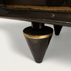 Jean Pascaud Jean Pascaud 1903 1996 Black Lacquer Sideboard circa 1940 - 4379591