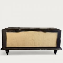 Jean Pascaud Jean Pascaud 1903 1996 Black Lacquer Sideboard circa 1940 - 4379594