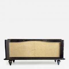 Jean Pascaud Jean Pascaud 1903 1996 Black Lacquer Sideboard circa 1940 - 4379738