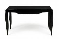 Jean Pascaud Jean Pascaud Art Deco French Black Lacquered Desk - 4273266