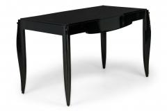 Jean Pascaud Jean Pascaud Art Deco French Black Lacquered Desk - 4273268