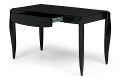 Jean Pascaud Jean Pascaud Art Deco French Black Lacquered Desk - 4273269