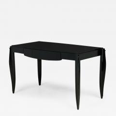 Jean Pascaud Jean Pascaud Art Deco French Black Lacquered Desk - 4288110