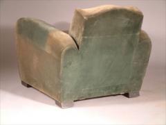 Jean Pascaud Jean Pascaud pair of small scale club chairs - 3060871