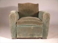 Jean Pascaud Jean Pascaud pair of small scale club chairs - 3060876