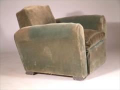 Jean Pascaud Jean Pascaud pair of small scale club chairs - 3060877