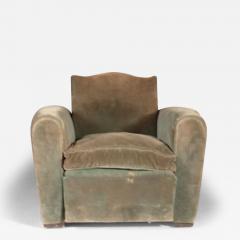 Jean Pascaud Jean Pascaud pair of small scale club chairs - 3064480