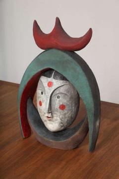 Jean Paul Bonnet Harlequeen Ceramic Sculpture by Jean Paul Bonnet - 872376