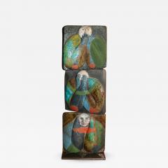 Jean Paul Bonnet Proverb 5 Ceramic Tile Sculpture by Jean Paul Bonnet - 878888