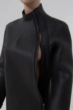 Jean Paul Gaultier Jean Paul Gaultier modern suba rubberized jacket - 3699024