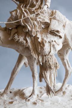 Jean Paul Gourdon MOUNTED TUAREG ON A DROMEDARY by JEAN PAUL GOURDON born 1956 - 748817