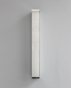 Jean Perzel 2 pairs of Fine French 1960s Glass and Nickel Chrome Sconces by Perzel - 4382029