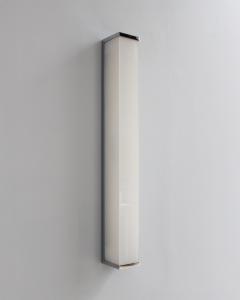 Jean Perzel 2 pairs of Fine French 1960s Glass and Nickel Chrome Sconces by Perzel - 4382031