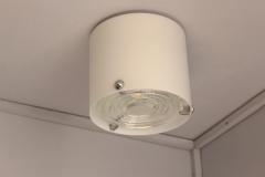 Jean Perzel 3 Fine French 1950s Glass and Chrome Flush Mounts by Perzel 1 pair 1 similar  - 4212358
