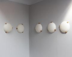 Jean Perzel 5 Fine French Art Deco Flush Mounts or Wall Sconces by Jean Perzel - 4151205