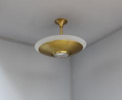 Jean Perzel A FINE FRENCH ART DECO BRASS AND GLASS CHANDELIER BY JEAN PERZEL - 773659