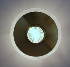 Jean Perzel A FINE FRENCH ART DECO BRASS AND GLASS CHANDELIER BY JEAN PERZEL - 773665