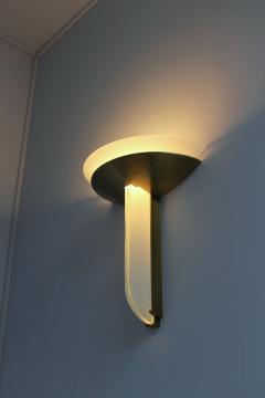 Jean Perzel A FINE LARGE FRENCH ART DECO BRONZE AND GLASS WALL LIGHT BY PERZEL - 745901