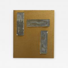 Jean Perzel A French 1970s Bronze and Glass Slab Sconce by Perzel - 613353