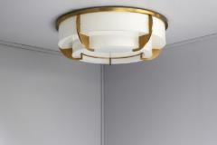 Jean Perzel A Large Fine French Art Deco Two Tiered Round Flush Mount by Jean Perzel - 1233073