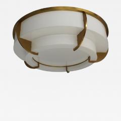 Jean Perzel A Large Fine French Art Deco Two Tiered Round Flush Mount by Jean Perzel - 1233198