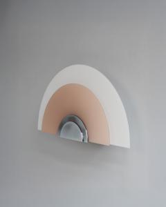 Jean Perzel A Pair of Fine French Art Deco White and Pink Glass Wall Lights by Jean Perzel - 4317570