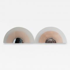Jean Perzel A Pair of Fine French Art Deco White and Pink Glass Wall Lights by Jean Perzel - 4319184