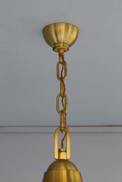 Jean Perzel A Pair of Hanging Bronze and craquel glass Lanterns by Jean Perzel - 2067098