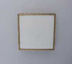 Jean Perzel FINE SQUARE BRASS AND GLASS QUEEN S NECKLACE CEILING LIGHT BY JEAN PERZEL - 977178
