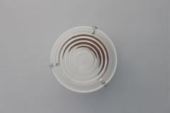Jean Perzel Fine French 1950s Glass and Chrome Cylindrical Flush Mount by Perzel - 4212352