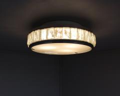 Jean Perzel Fine French 1970s Chrome and Glass Queens Necklace Ceiling Light by Perzel - 4151148