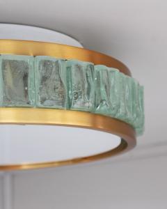 Jean Perzel Fine French 1970s Queens Necklace Flush Mount by Perzel - 4333330