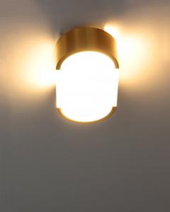 Jean Perzel Fine French Art Deco Bronze and Glass Ceiling or Wall Light by Perzel - 4317467
