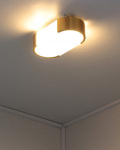 Jean Perzel Fine French Art Deco Bronze and Glass Ceiling or Wall Light by Perzel - 4317469