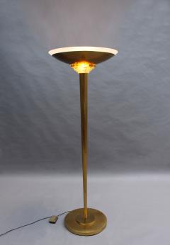 Jean Perzel Fine French Art Deco Bronze and Glass Floor Lamp by Jean Perzel - 2004541