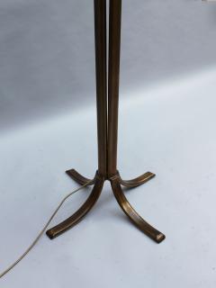 Jean Perzel Fine French Art Deco Bronze and Glass Floor Lamp by Perzel - 598494