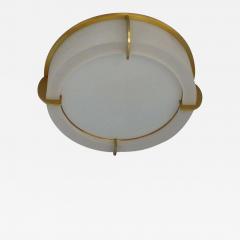 Jean Perzel Fine French Art Deco Glass and Bronze Ceiling Light by Jean Perzel - 2149953