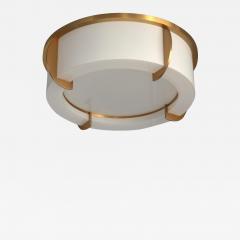 Jean Perzel Fine French Art Deco Glass and Bronze Ceiling Light by Jean Perzel - 3771588