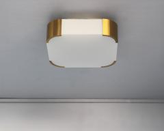 Jean Perzel Fine French Art Deco Glass and Bronze Ceiling or Wall Light by Perzel - 4094407