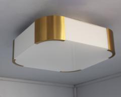 Jean Perzel Fine French Art Deco Glass and Bronze Ceiling or Wall Light by Perzel - 4094410