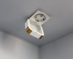 Jean Perzel Fine French Art Deco Glass and Bronze Ceiling or Wall Light by Perzel - 4094413