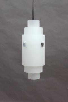 Jean Perzel Fine French Art Deco Pendant by Jean Perzel with a Very Long Rod 120 in  - 1193158