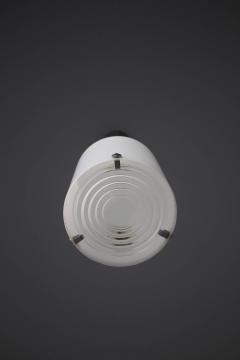 Jean Perzel French Art Deco Glass and Chrome Chandelier by Perzel - 357820