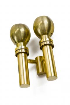 Jean Perzel Jean Perzel pair of gold sconces - 869725