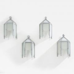 Jean Perzel Jean Perzel set of four original cut glass wall lights from 1930s - 4344235