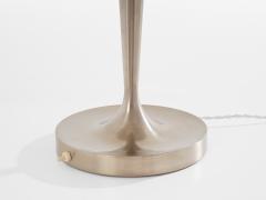 Jean Perzel Jean Perzel table lamp nickel and patinated metal 1940s - 4472254