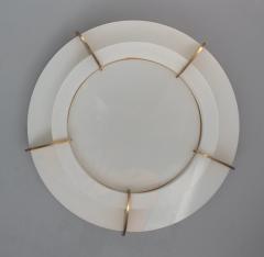 Jean Perzel Large Fine French Art Deco Two Tiered Flush Mount by Jean Perzel - 3494960